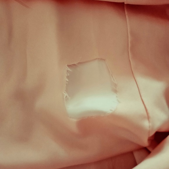 Grace Karin Womens Peach Floral Chiffon Corset Back Formal Maxi Dress 8 Prom - Picture 7 of 16